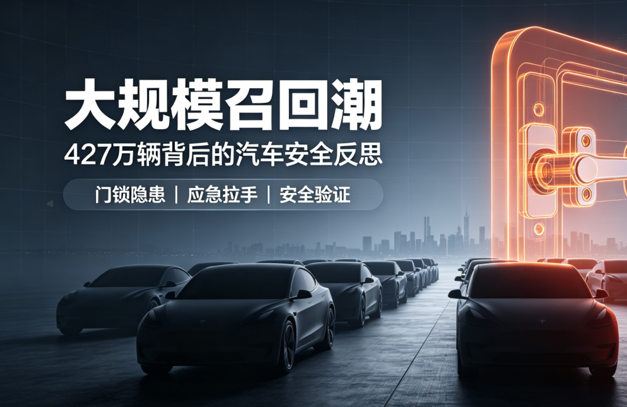 从427万辆大召回看：电动车门锁安全，不该被忽视！