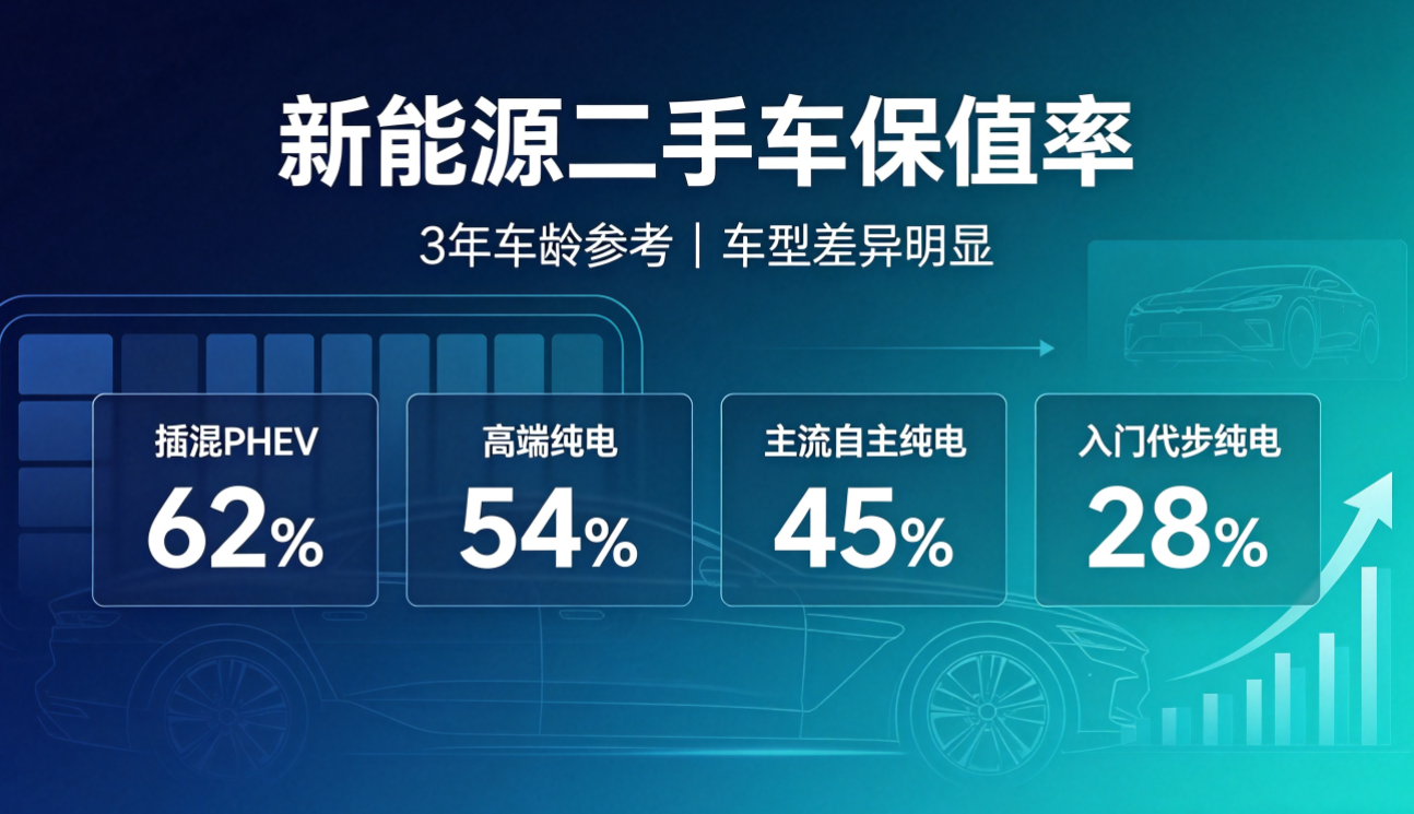 买新能源，要看二手车保值率！
